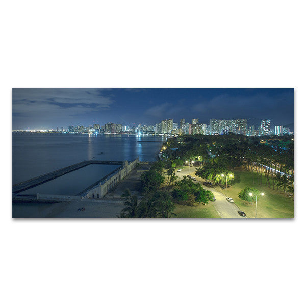Waikiki Overview Wall Art Print