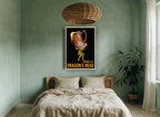 Fairy Carrying Summer Ale vintage canvas print on the wall of a bedroom