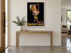 Fairy Carrying Summer Ale vintage canvas print on the wall of a entry hall