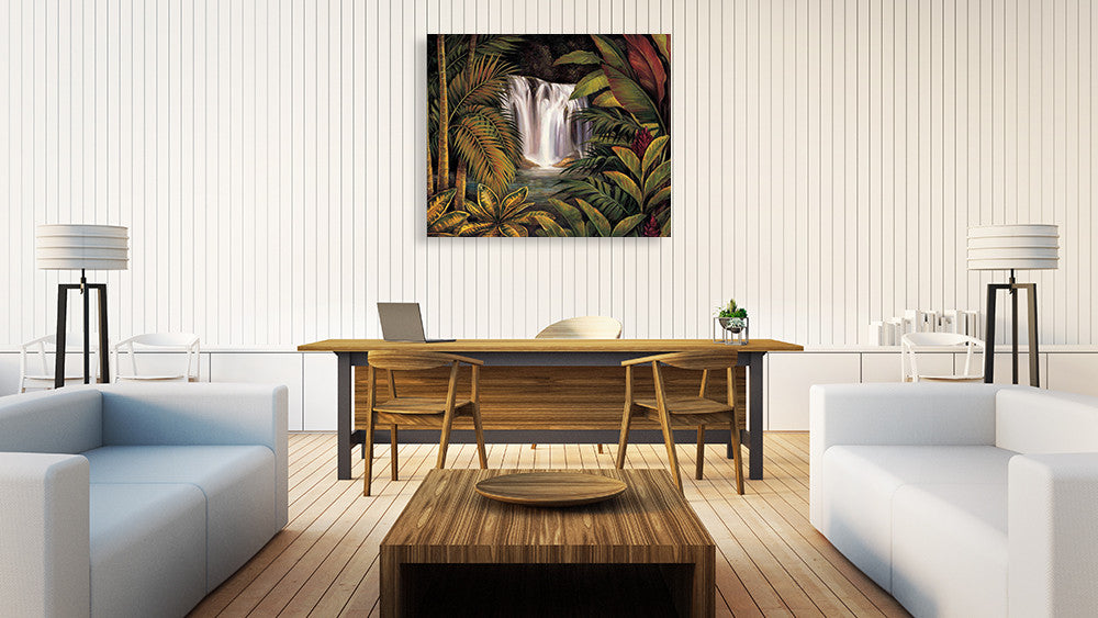 Sacred Pool I Wall Art Print on the wall