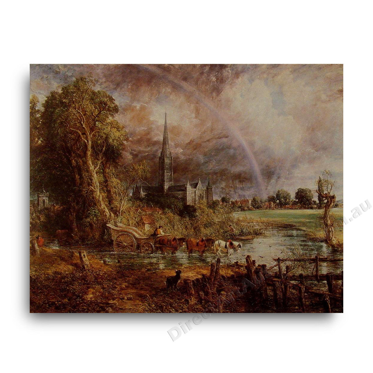 Salisbury Cathedral from the Meadows