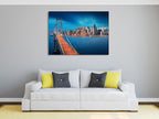 San Francisco Bay Bridge Wall Print on the wall