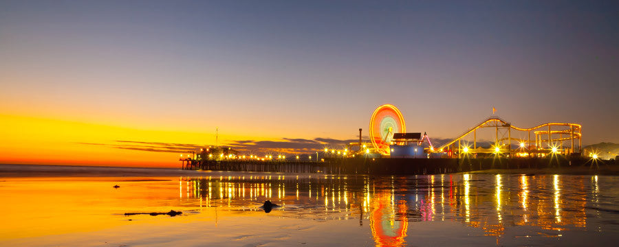 Santa Monica Pier Wall Art Print