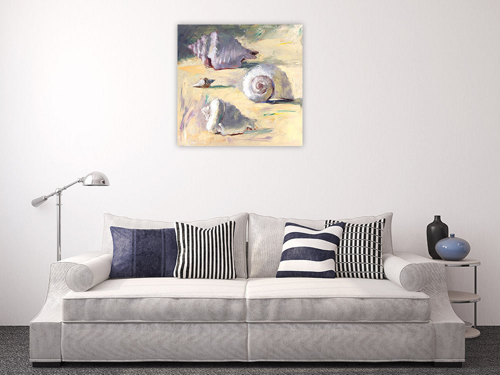 Seashells I Wall Art Print on the wall
