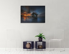 Seawater Home Wall Art Print on the wall