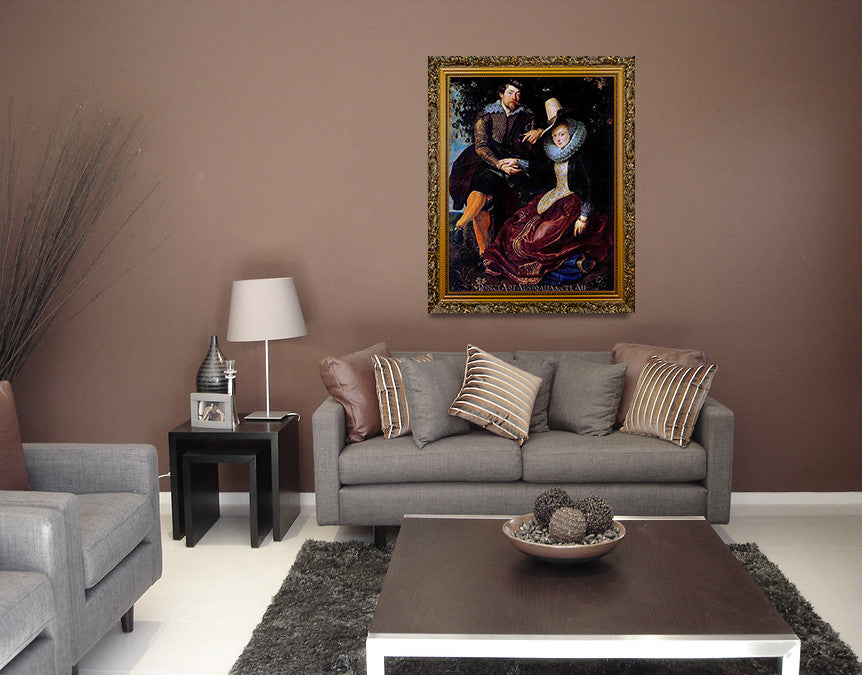 Self-Portrait with Isabella Brant on the wall