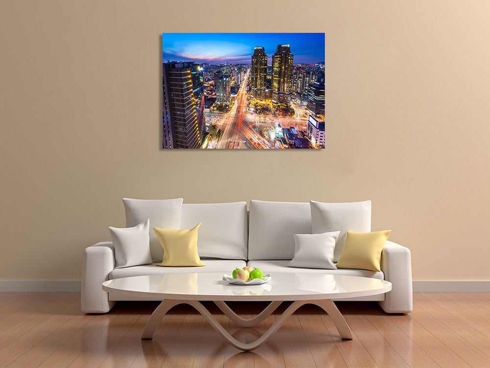 Seoul South Korea Wall Art Print on the wall