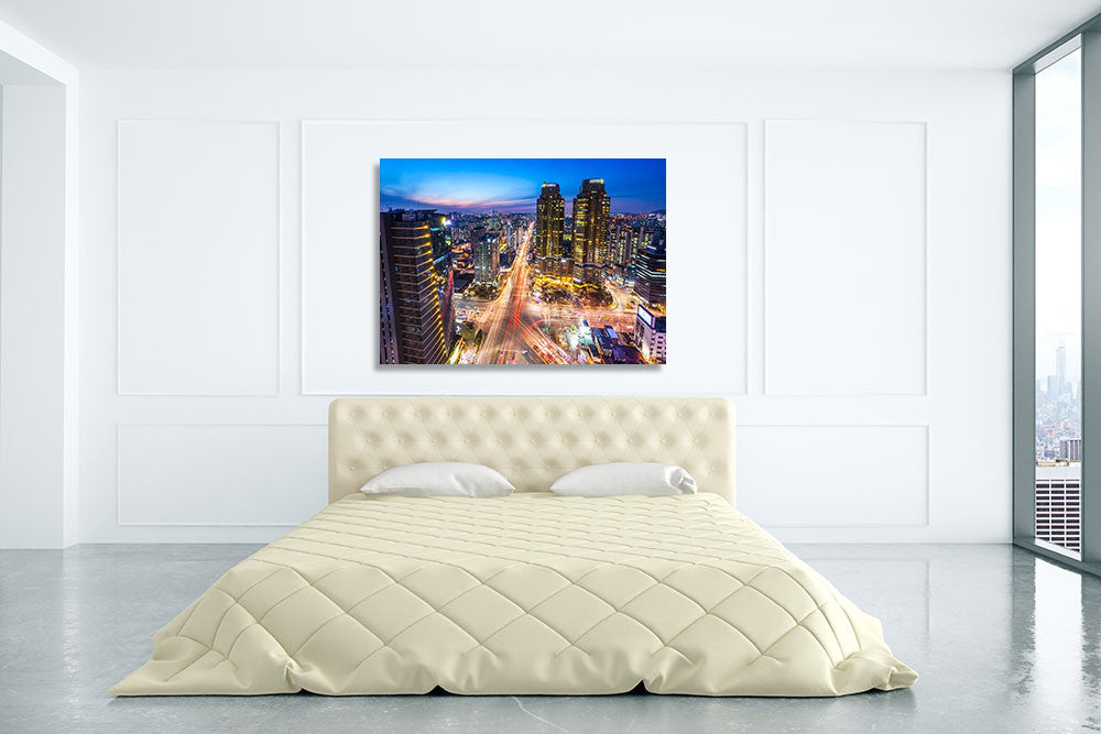 Seoul South Korea Wall Art Print on the wall