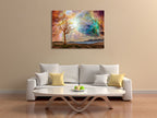 Shining Magical Sky Wall Art Print on the wall