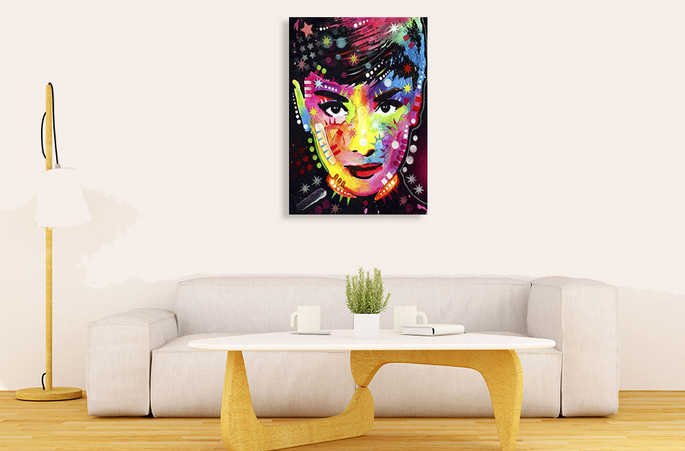  Shining Woman Wall Art Print on the wall