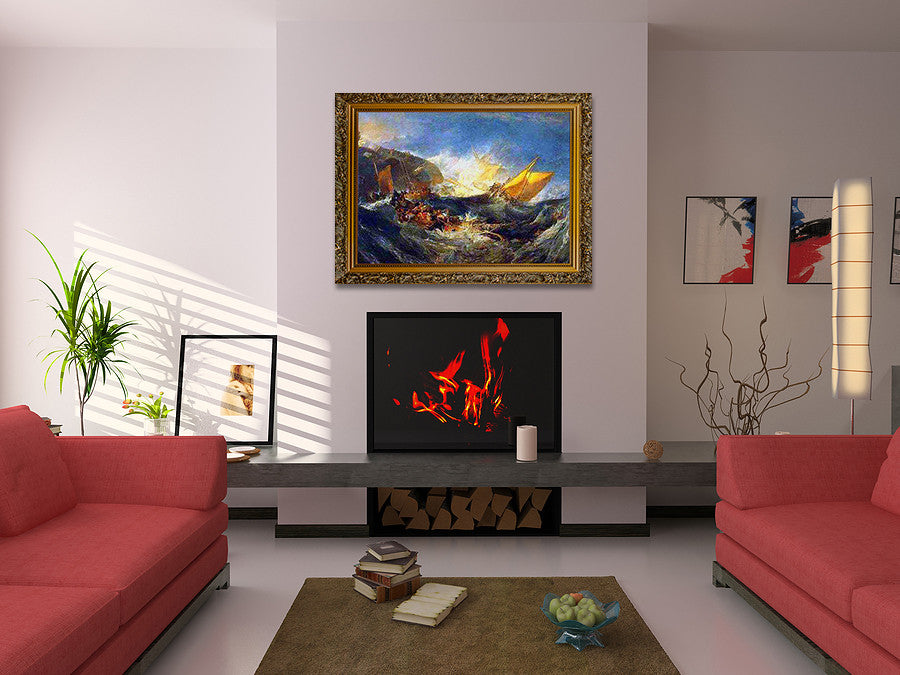 Shipwreck of the Minotaur on the wall