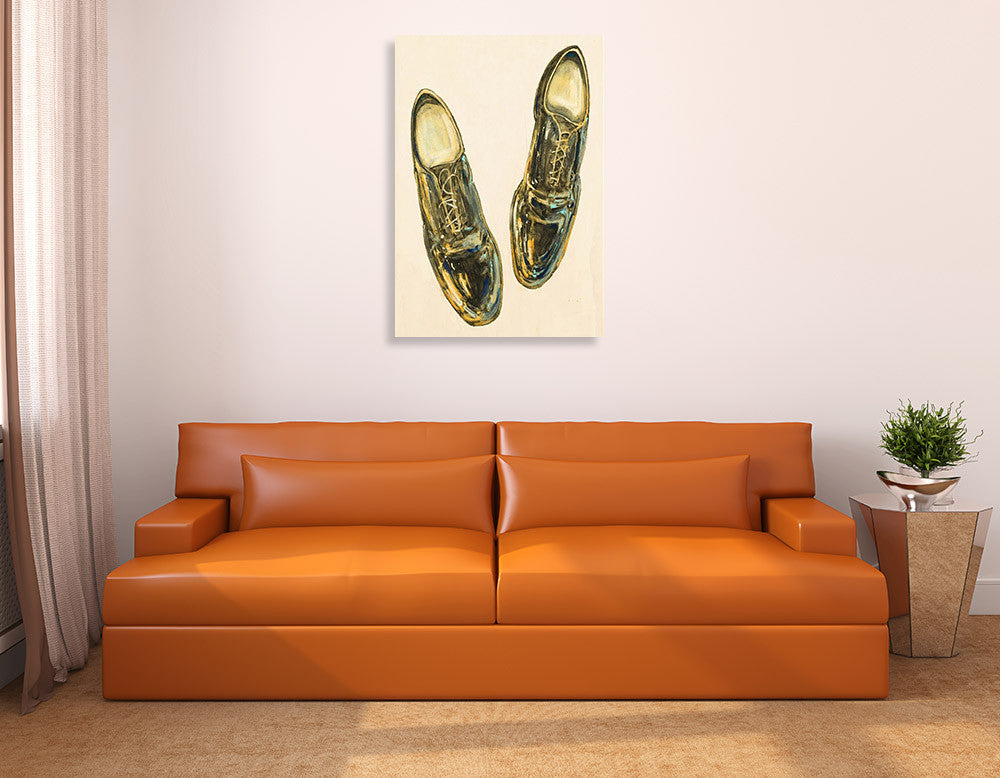 Shoe Fits I Wall Art Print on the wall