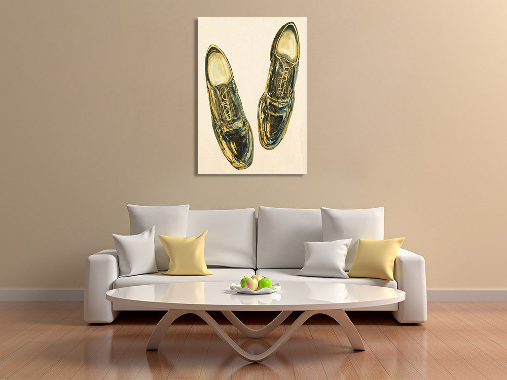 Shoe Fits I Wall Art Print on the wall