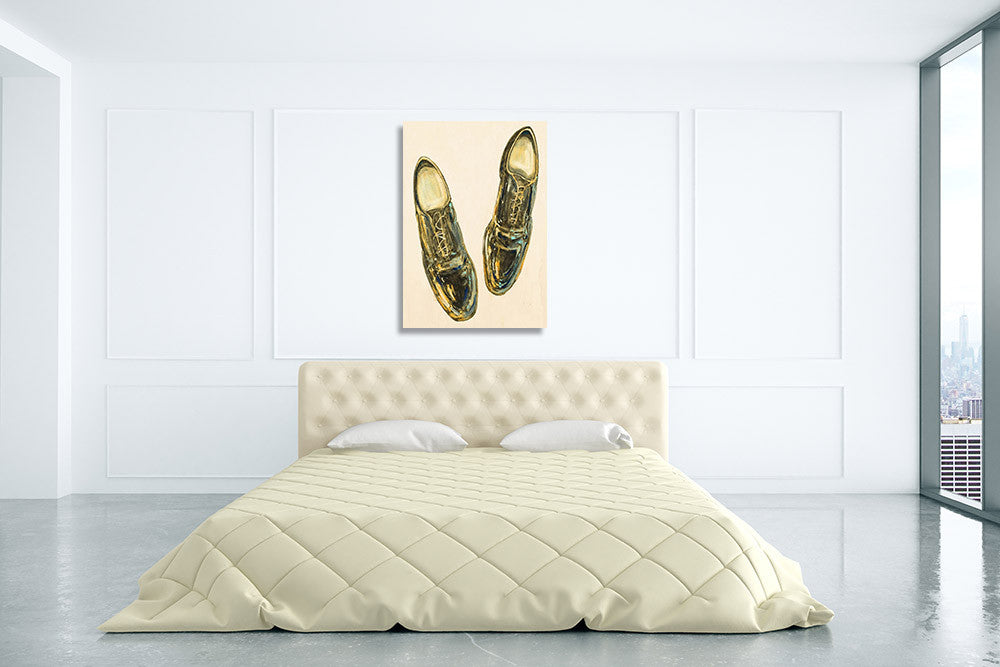 Shoe Fits I Wall Art Print on the wall