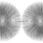 Silver Sunburst II Wall Art Print