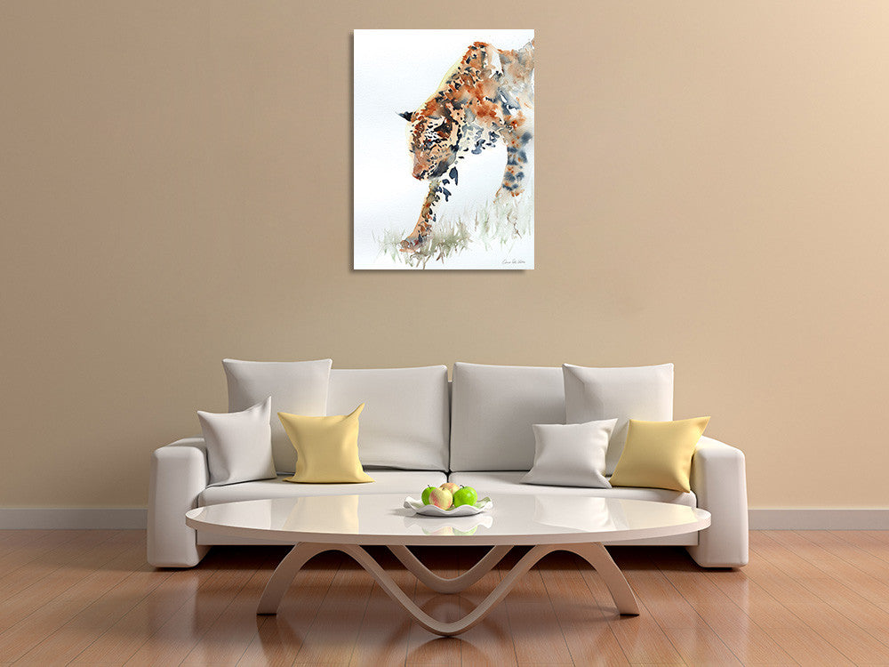 Slowly Does It Wall Art Print on the wall