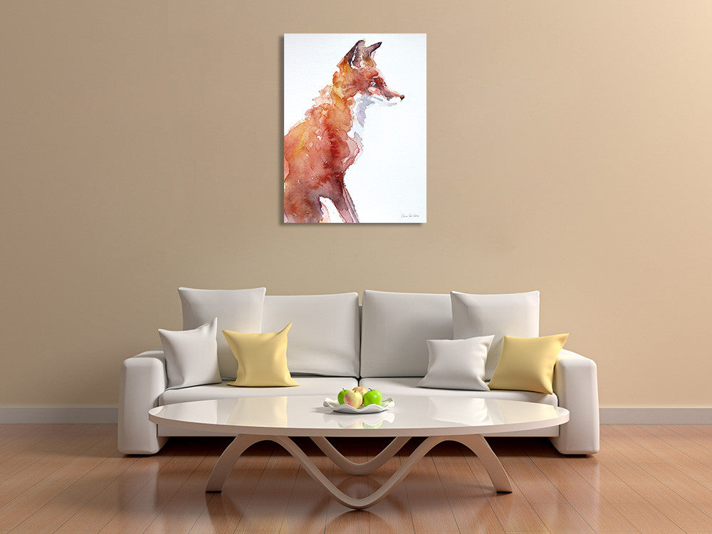  Sly As A Fox Wall Art Print on the wall