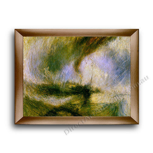 Modern Flat Gold Frame