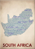 South Africa Wall Art Print