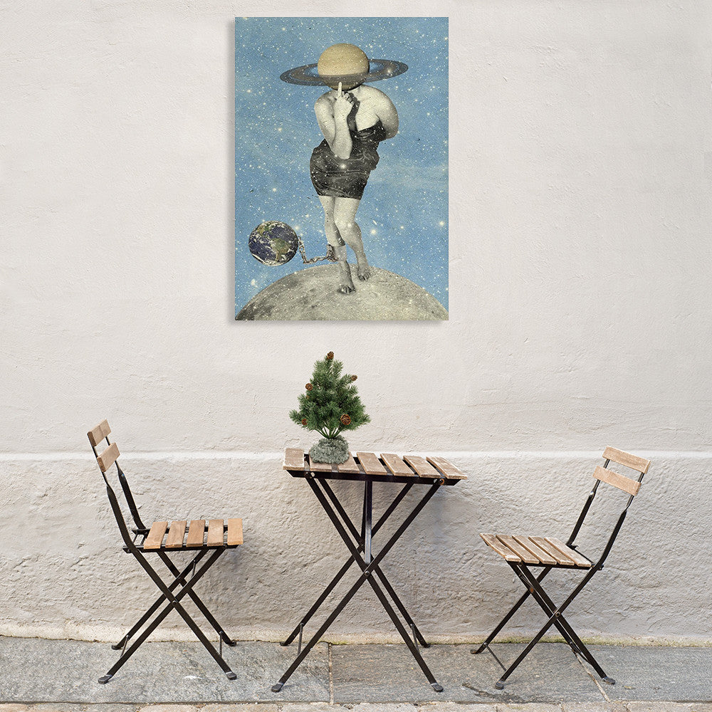 Space Out Wall Art Print on the wall