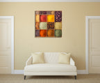 Spices Wall Art Print on the wall