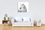 Spirit Unicorn II Wall Art Print on the wall