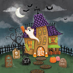 Spooky Shanty Wall Art Print