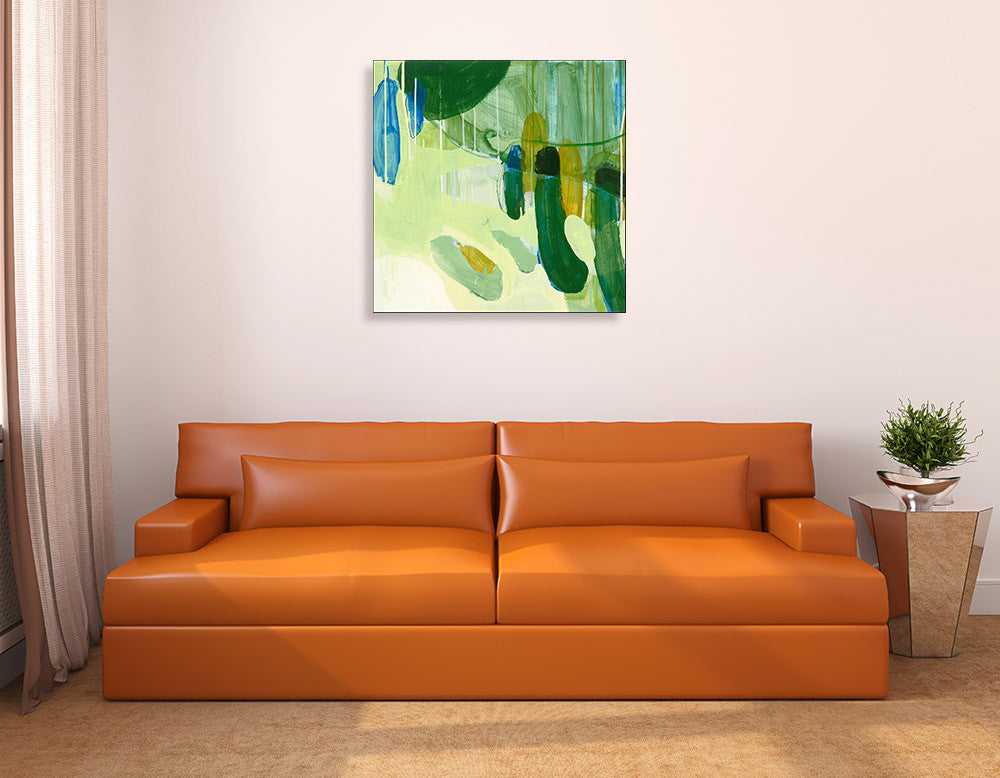 Spring Rain I Wall Art Print on the wall