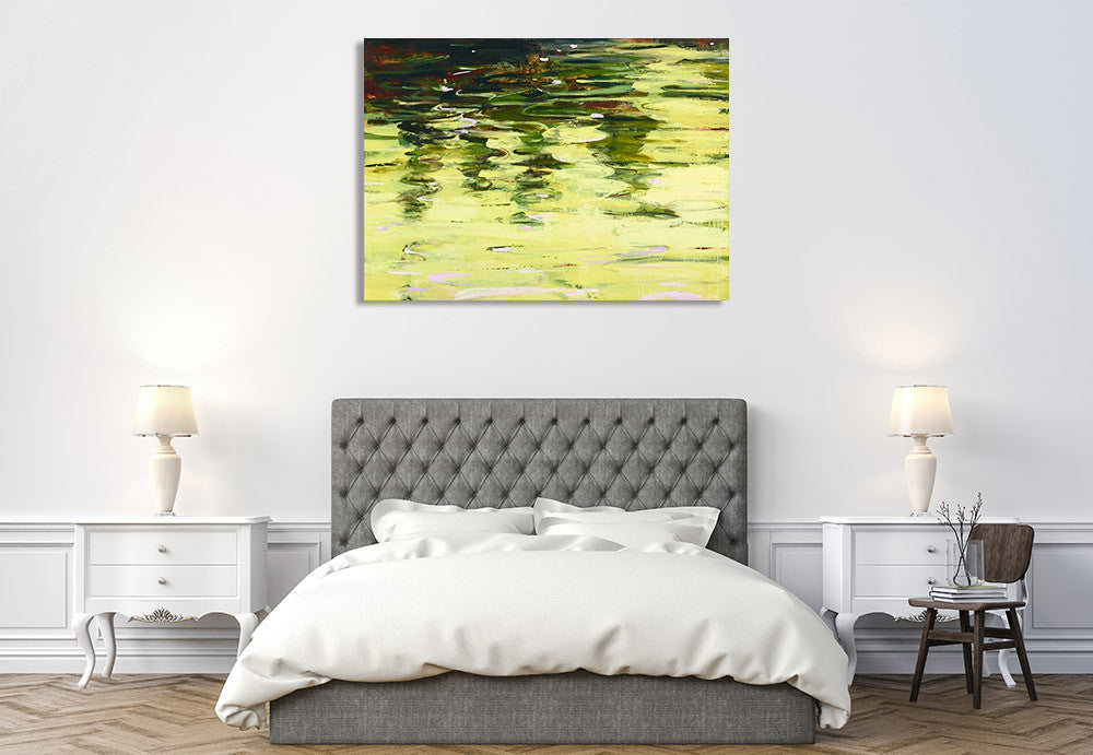 Spring Reflections Wall Art Print on the wall