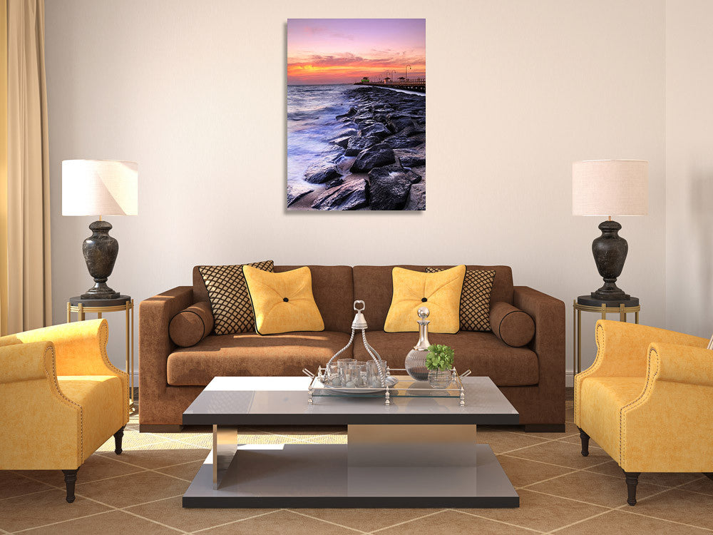 St Kilda Pier Australia Wall Art Print on the wall