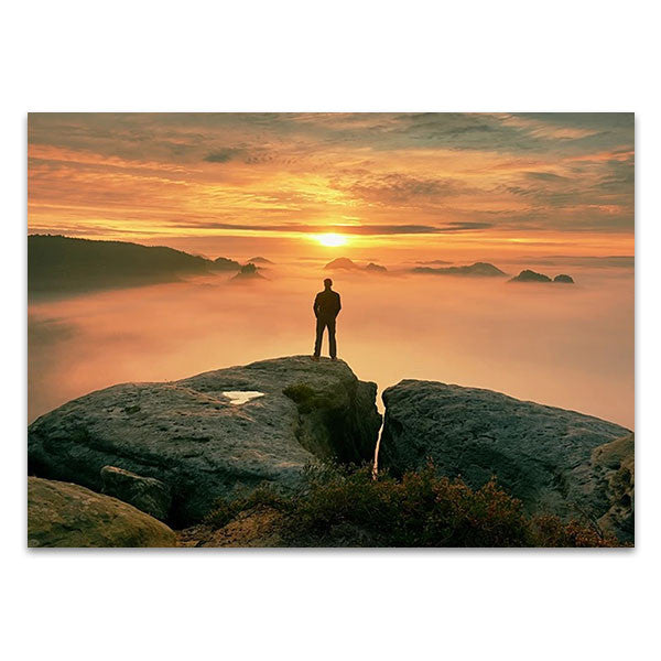 Standing Alone Wall Art Print