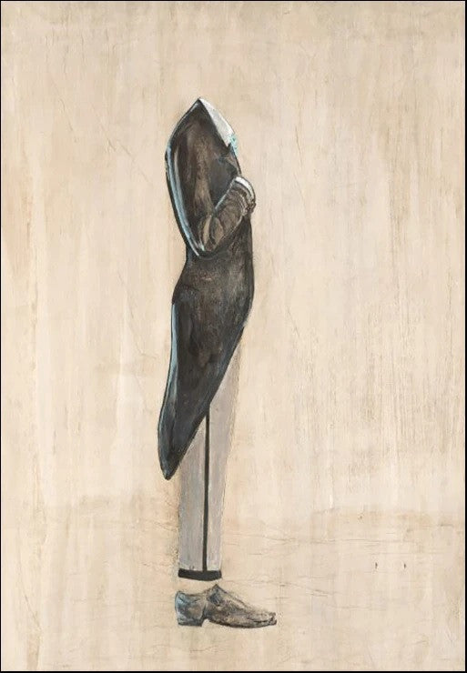 Standing Headless Man Wall Art Print