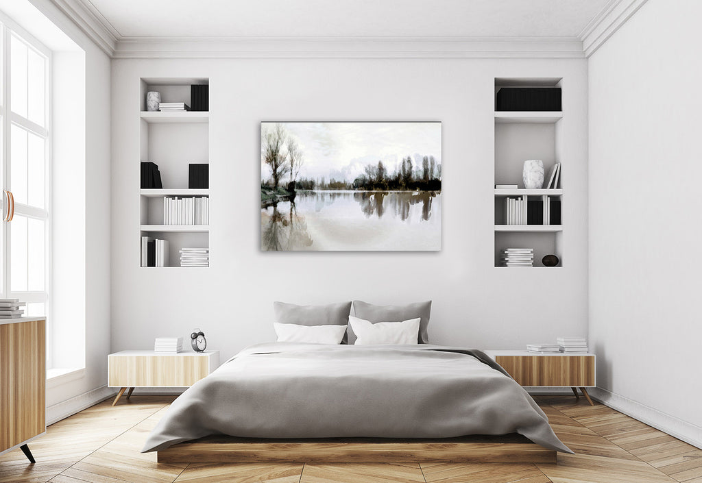 Stiller See Wall Art Print on the wall
