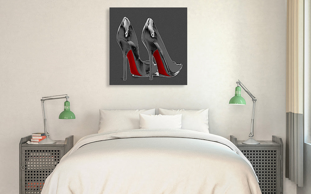Stilettos II Wall Art Print on the wall