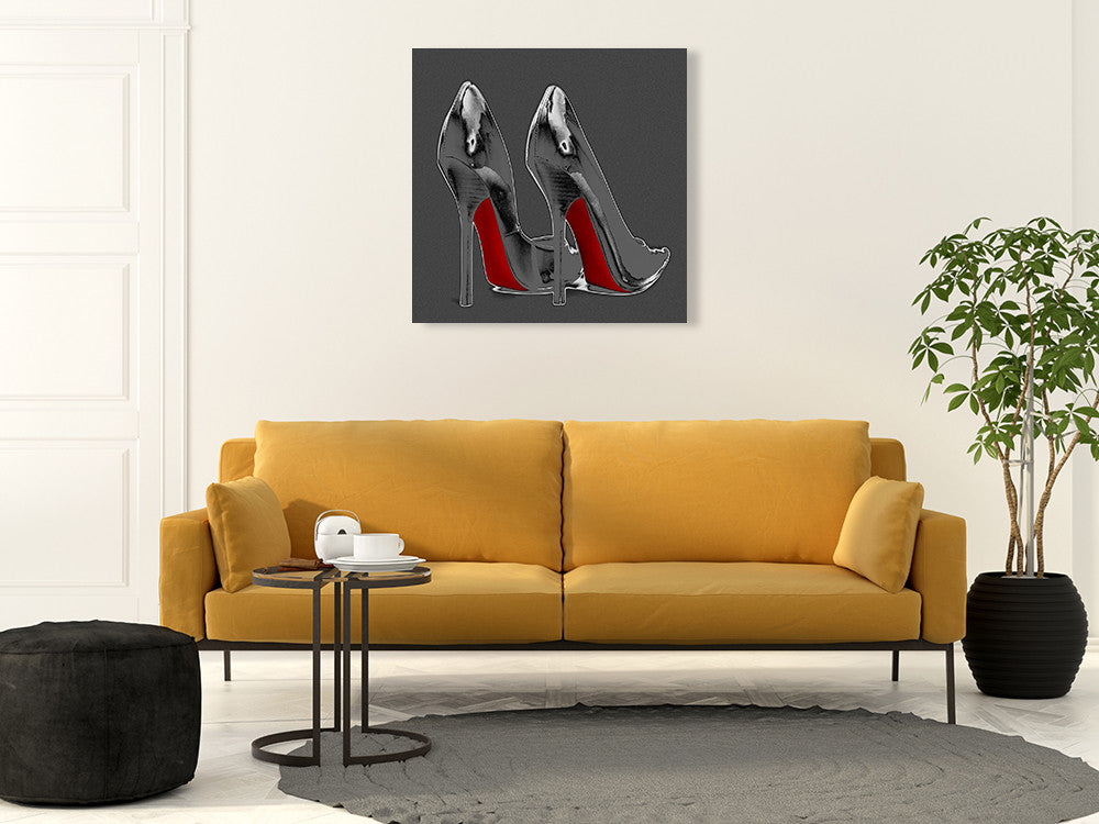 Stilettos II Wall Art Print on the wall