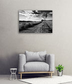 Stone Wall Wall Art Print on the wall