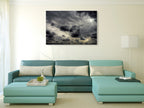 Storm Clouds Wall Art Print on the wall