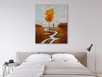 Stream on the wall