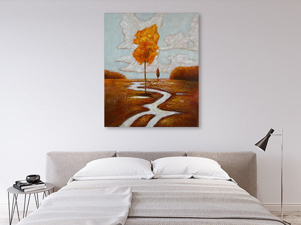 Stream on the wall