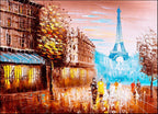 Street Views of Paris Wall Art Print