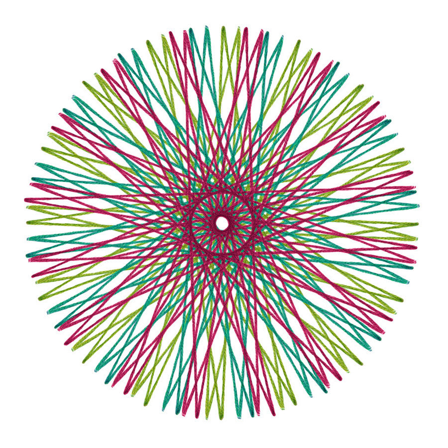 String Multicolor II Wall Art Print