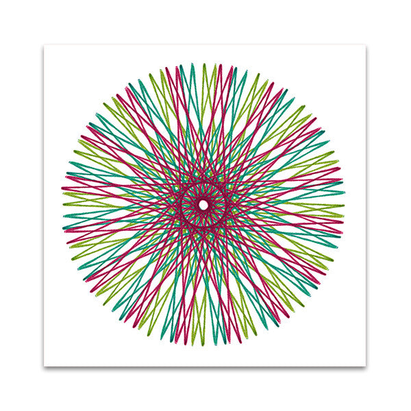 String Multicolor II Wall Art Print