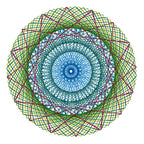 String Multicolor I Wall Art Print