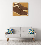 Suede Nomads Wall Art Print on the wall