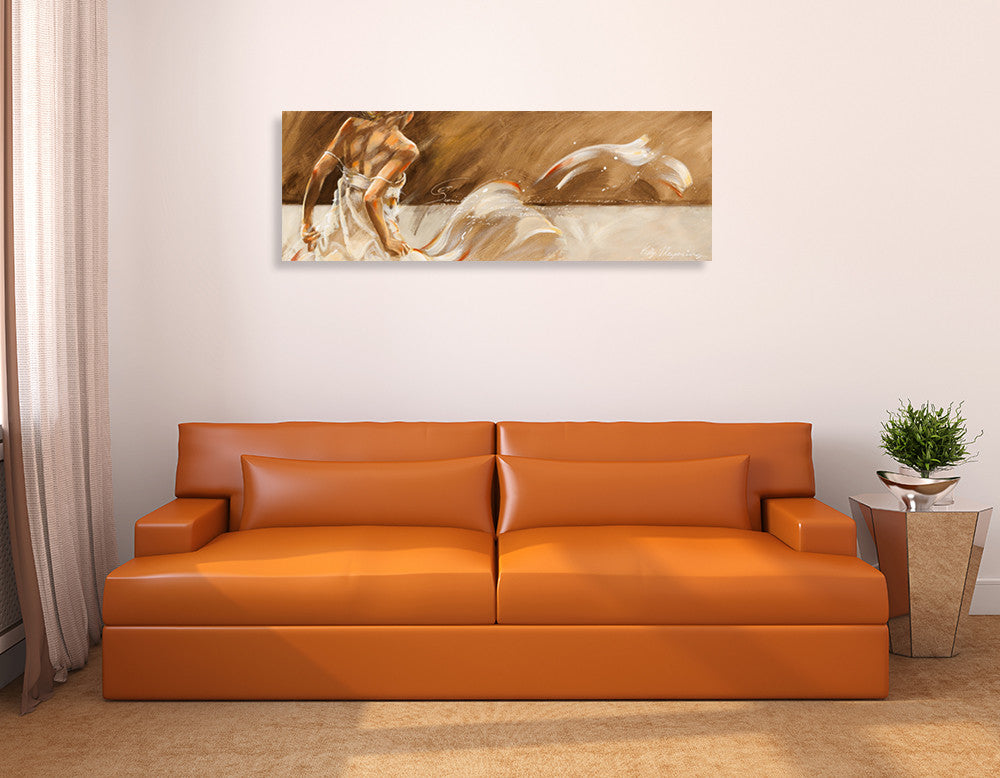 Summer Dress Wall Art Print on the wall