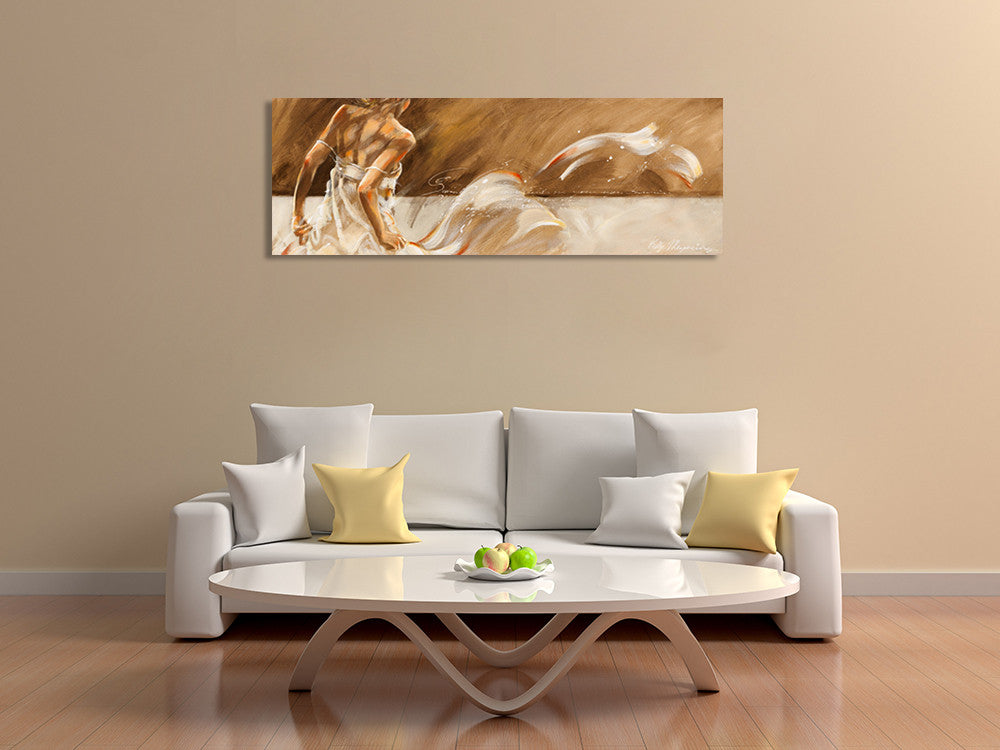Summer Dress Wall Art Print on the wall