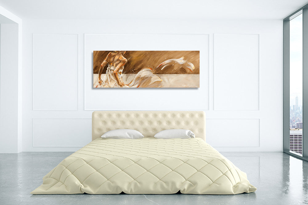 Summer Dress Wall Art Print on the wall