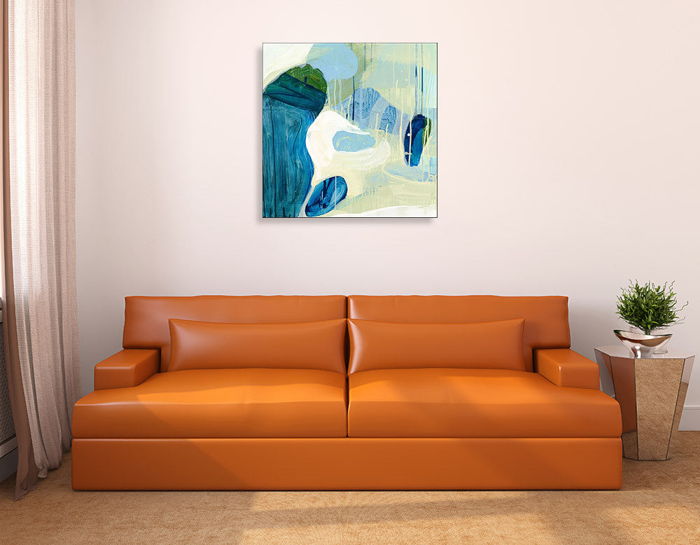 Summer Shower II Wall Art Print on the wall