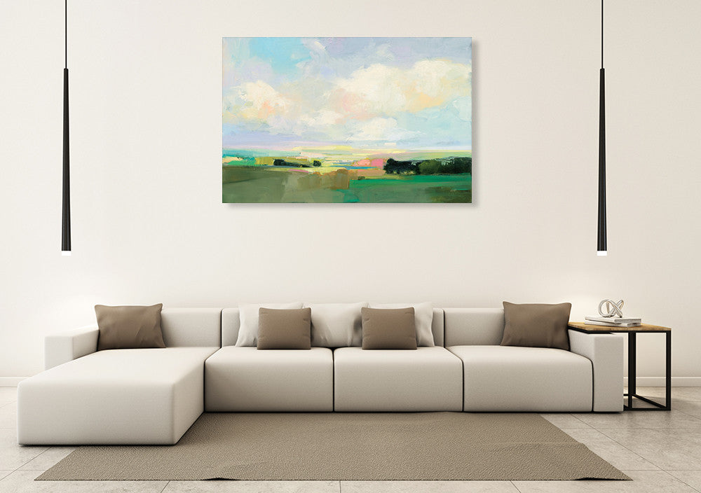 Summer Sky I Wall Art Print on the wall