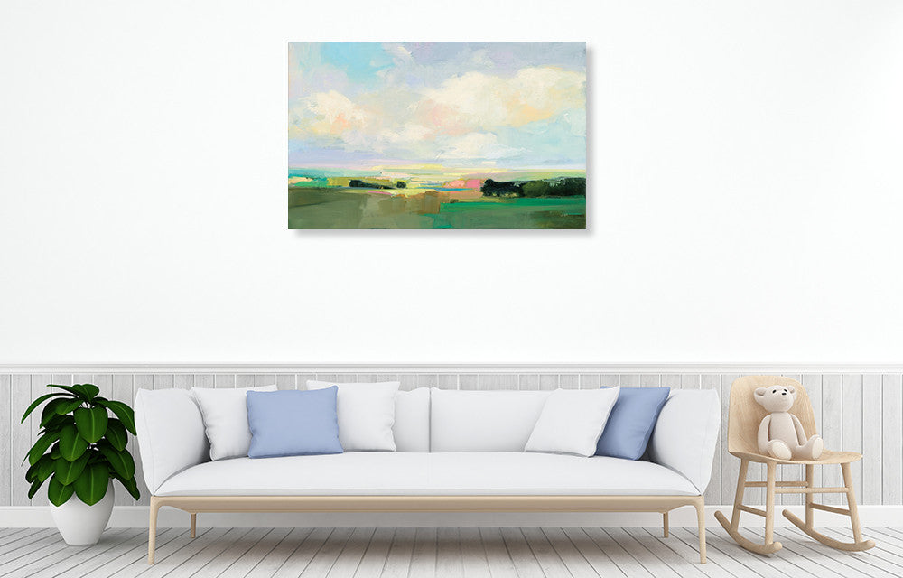Summer Sky I Wall Art Print on the wall